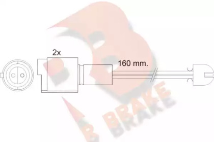 Контакт (R BRAKE: 610090RB)